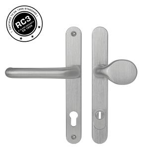 MPK - SECURO ALU A04 PLUS - SOU M1 COSLAN madlo/kľučka 92 mm Nerez matná