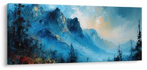 Obraz - Maľba hôr (120x50 cm)