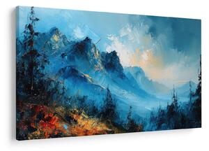 Obraz - Maľba hôr (90x60 cm)