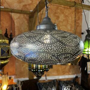 Luxusná strieborná lampa Oayla