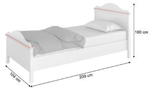 Detská posteľ s matracom LUNA LN-08 90x200