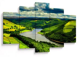 Obraz - Zelená krajina (150x105 cm)