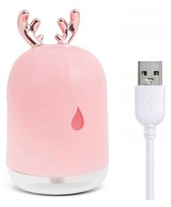 Bestent Aróma difuzér LED USB 200ml Deer Pink