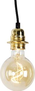 Moderná závesná lampa zlatá stmievateľná - Cava 5
