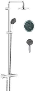 Grohe Vitalio Start Shower System sprchová súprava nástenná s termostatom áno WARIANT-chrómováU-OLTENS | SZCZEGOLY-chrómováU-GROHE | chrómová 27960000