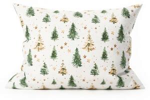 Bavlnená obliečka na vankúš CHRISTMAS FOREST 50x70 cm, farebná