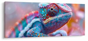Obraz - Sfarbený chameleón (120x50 cm)