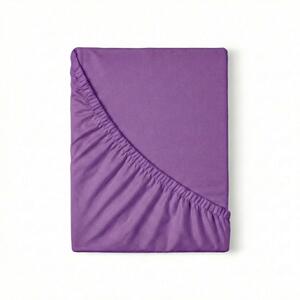 Kvalitex Prestieradlo bavlnené napínacie fialové 80x200cm