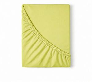 Kvalitex Prestieradlo bavlnené napínacie žlté 90x200cm