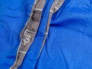 Bavlnené obliečky CALIBRE modré + povlak na vankúšik 40 x 50 cm zadarmo