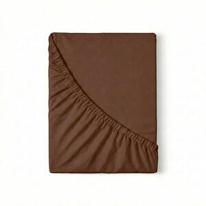 Kvalitex Prestieradlo bavlnené napínacie tmavo hnedé 90x200cm