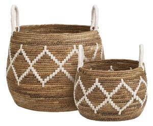 Košíky v súprave 2 ks z prútia ø 41x32 cm Altea – House Nordic