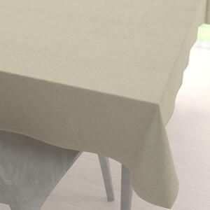 Biante Obdĺžnikový obrus/imitácia brúsenej kože Alcantara ALC-021 Krémový 50x100 cm