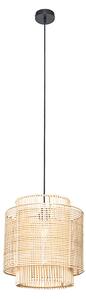 Orientálna závesná lampa ratanová 34 cm - Maiken