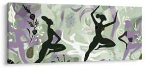 Obraz - Ilustrácie tanečníc (120x50 cm)