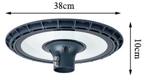 Brilagi-LED Vonkajšie pouličné svietidlo so stĺpom 3 m URBANSPARK LED/120W/230V antracit IP65