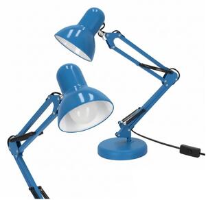 Stolná lampa AURIQ 1xE27/60W/230V modrá