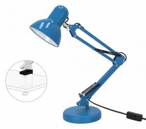 Stolná lampa AURIQ 1xE27/60W/230V modrá