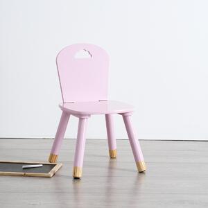 Atmosphera Detská stolička MRÁČIK - ružová