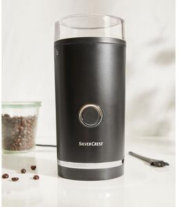 SILVERCREST® KITCHEN TOOLS Elektrický mlynček na kávu SKMS 180 A1 (čierna) (100348844)