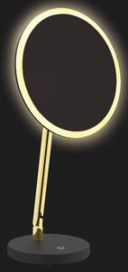 Deante Silia kozmetické zrkadlo 22x39.2 cm okrúhly s osvetlením zlatá ADIZ812