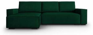Zelená Štvormiestna rozkladacia pohovka Azalea 294 × 166 × 90 cm MAZZINI SOFAS