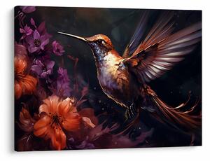 Obraz - Kolibrík (70x50 cm)