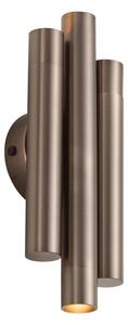 Moderné nástenné svietidlo tmavý bronz 3-svetlo - Pipes