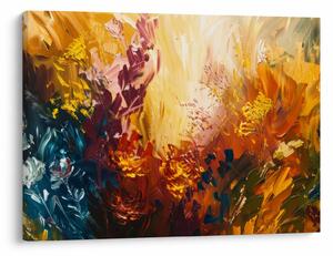 Obraz - Abstraktná maľba kvetov (70x50 cm)