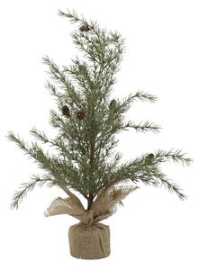 Zelený vianočný borovicový stromček v kvetináči so svetielkami Pine Tree - 120 cm - Chic Antique