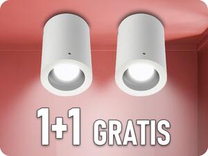 V-TAC Prisadené stropné svietidlo GU10/GU5.3, biele, 1+1 zadarmo!