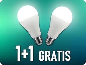 V-TAC E27 LED žiarovka 17W, 1710LM, A65, 1+1 zadarmo! Farba svetla: Teplá biela
