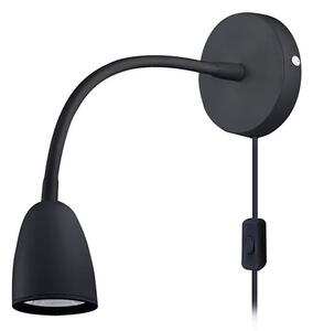 LED nástenné svetlo Solight čierna WO54-B