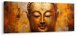 Obraz - Budha, olejomaľba (120x50 cm)