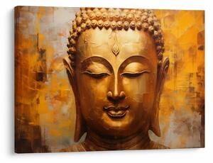 Obraz - Budha, olejomaľba (70x50 cm)