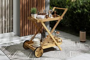 ZÁHRADNÝ SERVÍROVACÍ VOZÍK, drevo, 85/90/53 cm Ambia Garden - Série záhradného nábytku, Online Only