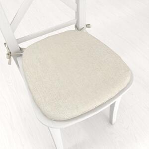 Biante Oblý podsedák BKW-207 Pieskový žíhaný - 39x37x3 cm