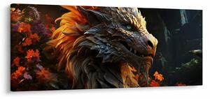 Obraz - Drak (120x50 cm)