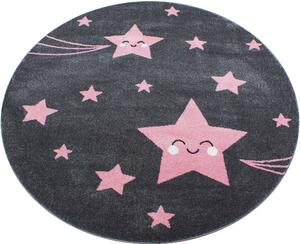 DETSKÝ KOBEREC, 160 cm pink, tmavosivá Ben'n'jen - Online Only bytové doplnky, Online Only