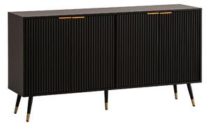 ŠIROKÁ KOMODA, čierna, 150/81/39 cm MID.YOU - Predsieňové programy, Online Only