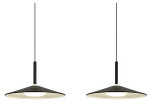 Globo 15635S-3 - LED závesné svietidlo na lanku LAMPONE LED/24W/230V 4000K čierna