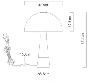 Globo 51570121 - Stolná lampa PAULIN 1xE27ILLU/40W/230V béžová