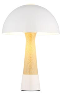 Globo 51570122 - Stolná lampa PAULIN 1xE27ILLU/40W/230V biela