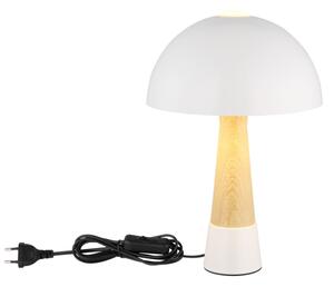 Globo 51570122 - Stolná lampa PAULIN 1xE27ILLU/40W/230V biela