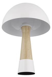 Globo 51570122 - Stolná lampa PAULIN 1xE27ILLU/40W/230V biela