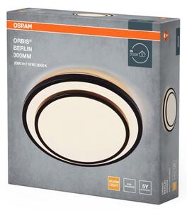 Osram - LED stropné svietidlo ORBIS BERLIN LED/16W/230V pr. 29,3 cm čierna