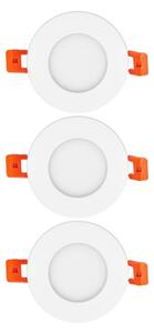 Osram - Sada 3 ks LED zapustených stropných svietidiel SLIM LED/4,5W/230V