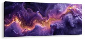 Obraz - Fialová hmlovina (120x50 cm)