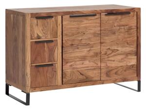 Masívne umývadlo Sydney light I z akáciového dreva, lakované, hnedé – 105×45×74 cm