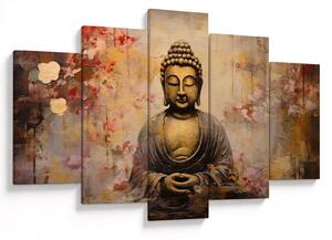 Obraz - Budha, maľba (150x105 cm)